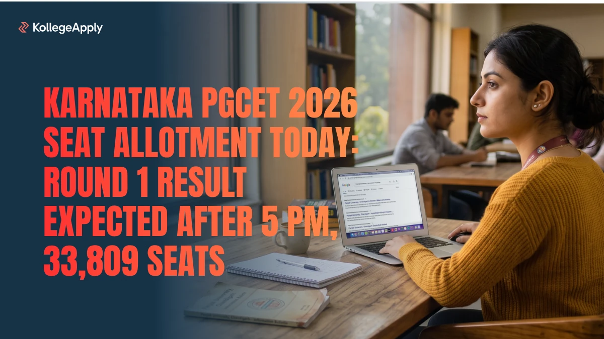 Karnataka PGCET 2026: Seat Allotment Today, Round 1 Result Expected After 5 PM, Check Seats Here
