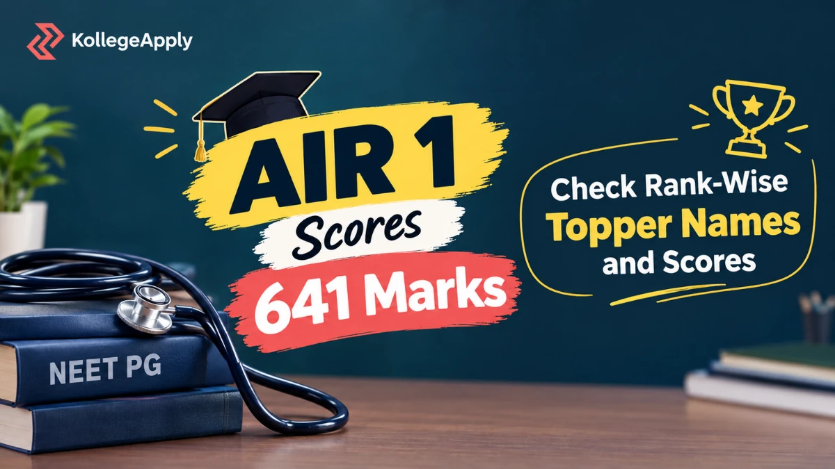 NEET PG 2026 Toppers: AIR 1 Score, Top Rankers & Merit List 