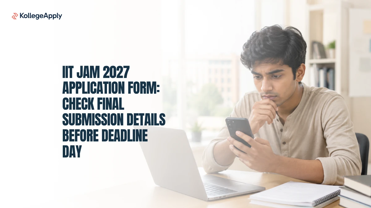 IIT JAM 2027 Application Form: Check Documents, Photo, Signature, Exam Paper Selection